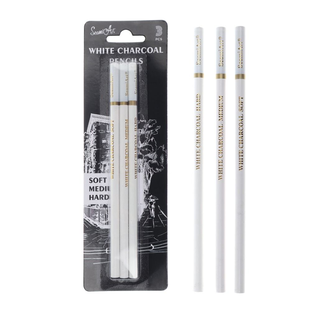 white coal pencil