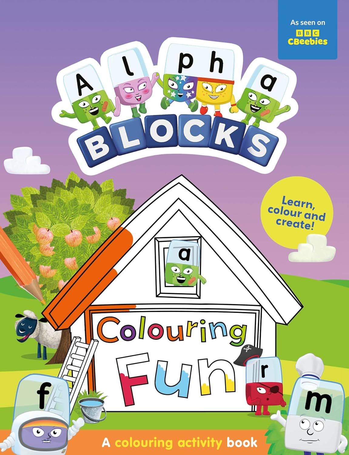 หนังสืออังกฤษใหม่ Alphablocks Colouring Fun: A Colouring Activity Book (Numberblocks Colouring Books) [Paperback]