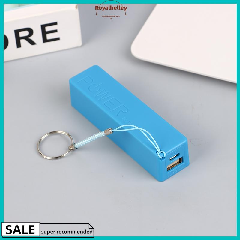 【ROYALBELLEY】 Điện thoại di động ngân hàng sạc pin gói cho trường hợp tự làm hộp Protable đầy màu sắc stroage hộp - 5