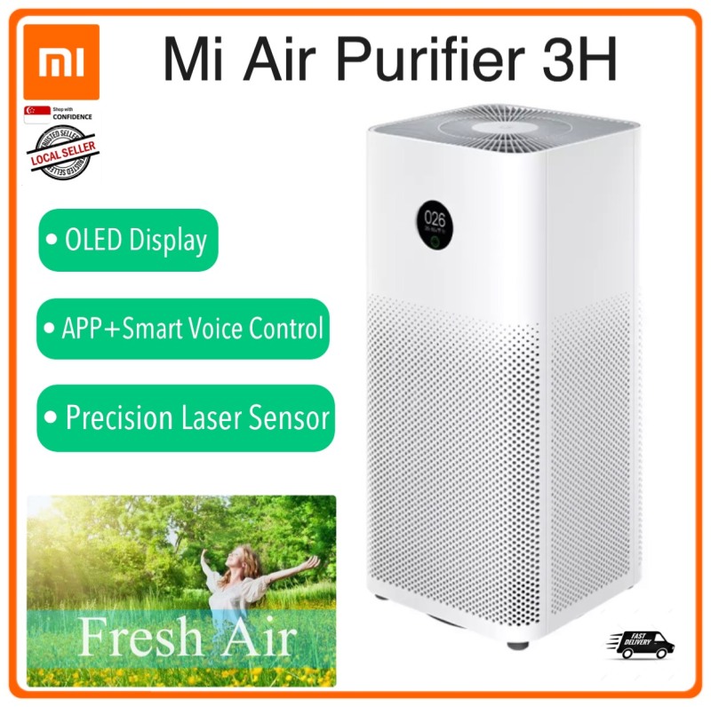 [GLOBAL] Xiaomi Air Purifier 3H GEN | MiHome APP Control | OLED Display [SHIPS LOCALLY] Singapore