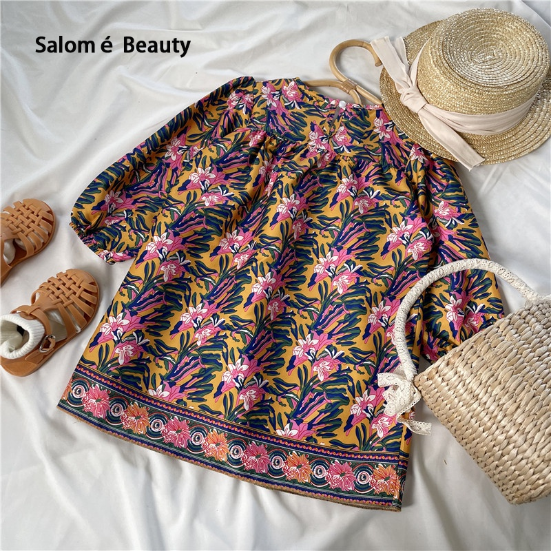 Korean Style Autumn Fashion Dress for Girls ราคา 156 บาท*ส่งฟรี