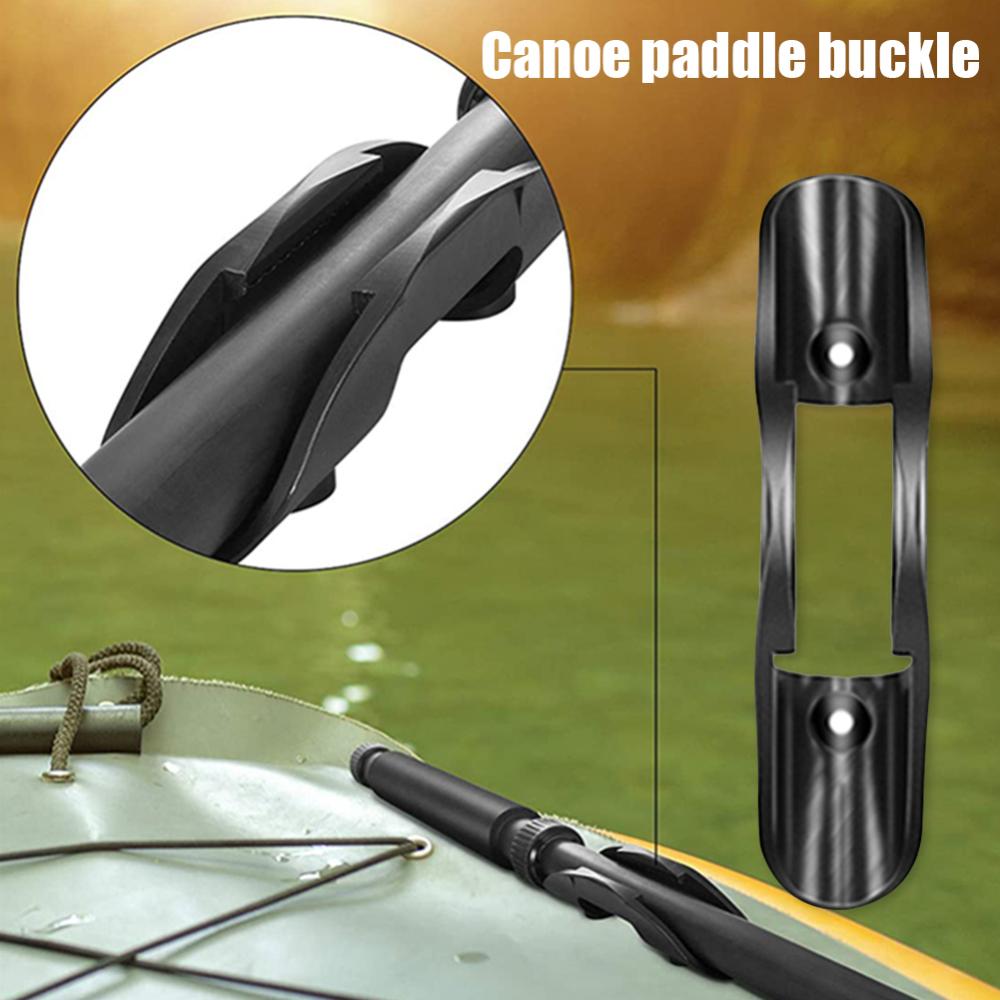 Kayak Canoe Surfboard Paddle Clips Holder with Screws Plastic Oar Fixing
