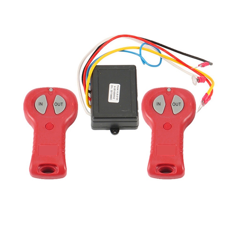 Electric Winch Wireless Remote Control Wireless Winch Remote Control Kit Winch Control for Trucks SUV ATV UTV Winch Control Universal Handheld Switch