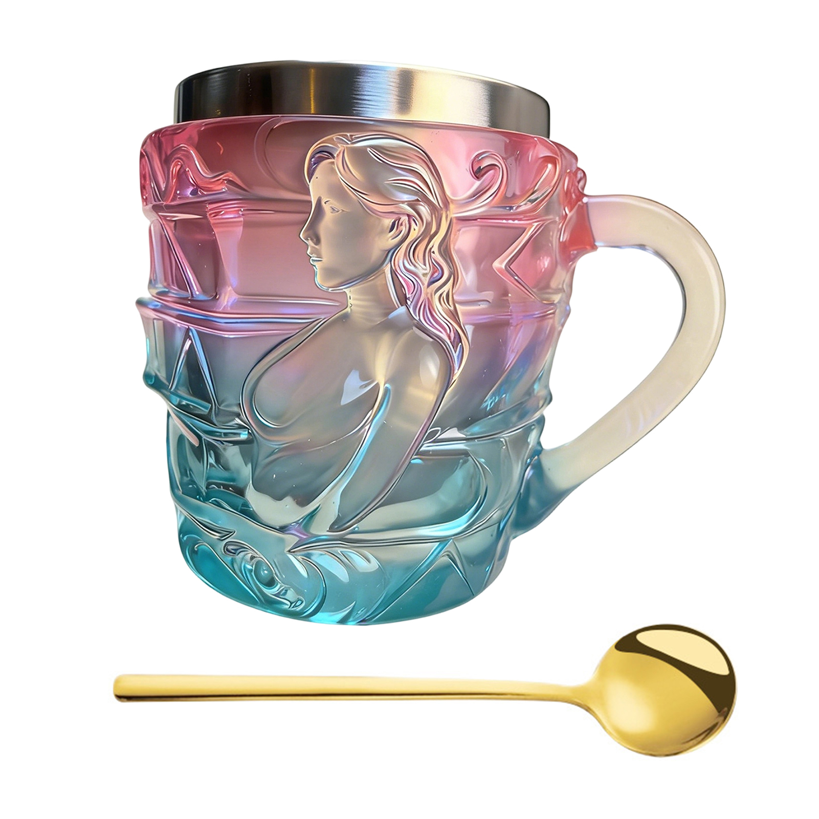 Reader Gift Mug Book Lover Mug 3d Hand-painted Book Mug with Stainless Steel Interior – Microwave Dishwasher Safe Literary Coffee Cup Unique Gift for Book Lovers Writers Librarians - 5