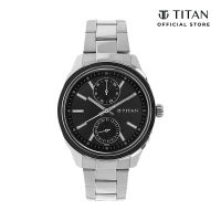 Titan Neo 1733KM01 Multifunction Anthracite Dial Stainless Steel Strap Quartz Mens Watch