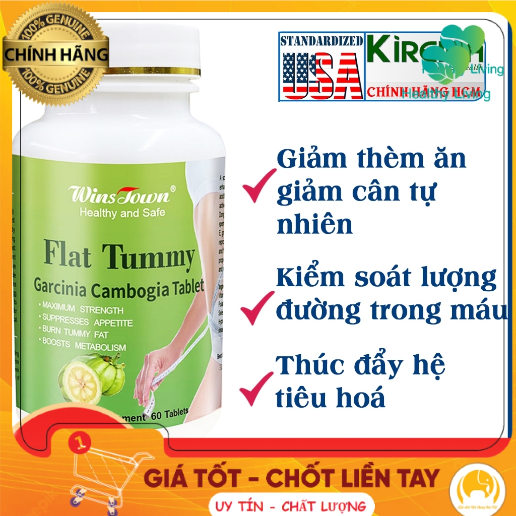 [HÀNG CHÍNH HÃNG] Viên Uống Flat Tumy (60 Viên) – Hỗ Trợ Giảm Cân, Kiểm Soát Đường Huyết & Giảm Thèm Ngọt GCHT1