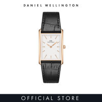 [2 years warranty] Daniel Wellington Bound 35x24mm Black Crocodile - Rose Gold - White Dial - Fashion Watch for men - Croc Leather Strap WatchDial - Fashion Watch - DW Official - Authentic นาฬิกา ผู้ชาย