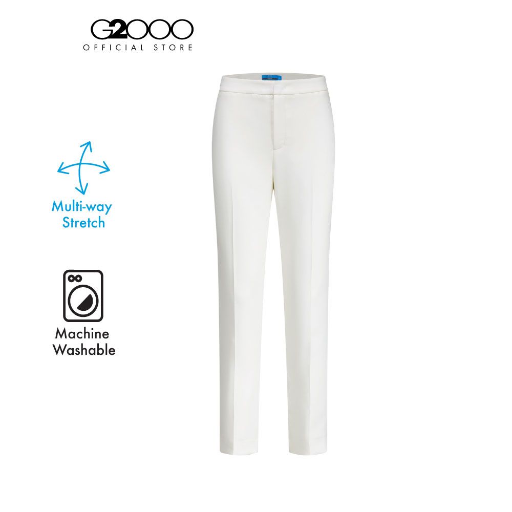 G2000 กางเกงสูทสำหรับผู้หญิง ทรง Ankle Cigarette Shape รุ่น 4625103603 OFF-WHITE ราคา 1,640 บาท*ส่งฟรี