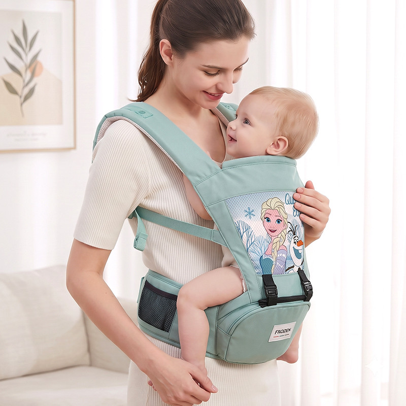 Disney เป้อุ้มเด็ก Hip Seat รุ่นอุ้มสบาย เบาะรองสะโพก ลายมิกกี้เมาส์ ตาข่ายระบายอากาศ สำหรับเด็ก 3-36 เดือน