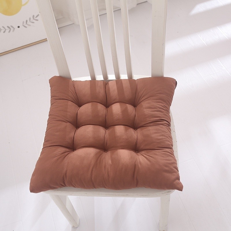 【Undineu】​​​​​เบาะรองนั่งทรงสีเหลี่ยม เบาะรองนั่งเก้าอี้ หนานุ่มนั่งสบาย สำหรับใช้ตกแต่งบ้านได้ ขนาด40x40cm