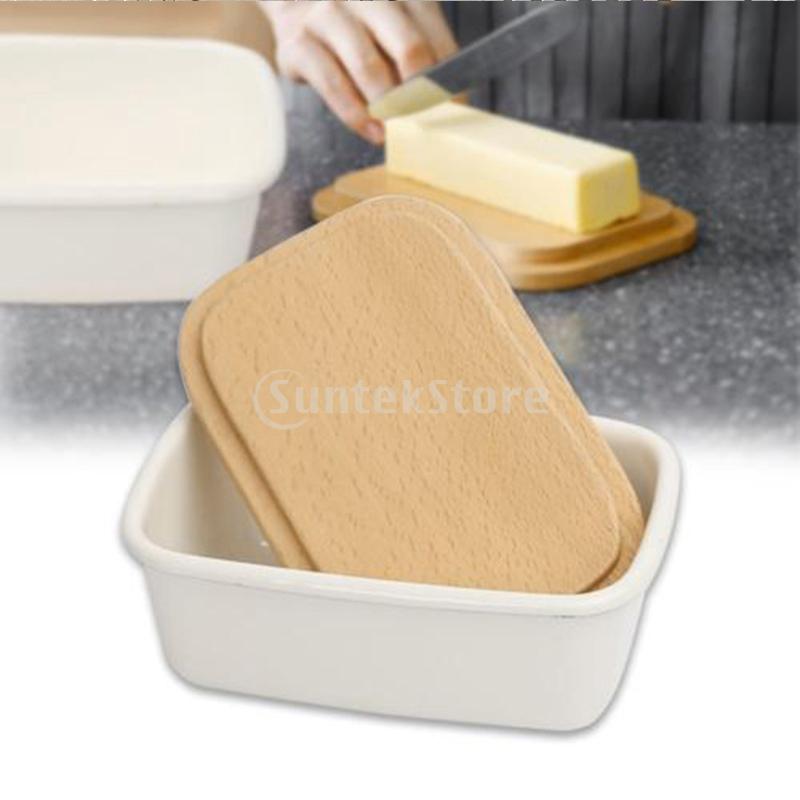 250Ml đĩa đựng bơ hộp cầu chì Kín Bơ Thủ Môn Nhà Bếp Essories Cổ Điển Pho Mát Container Thực Phẩm Lưu Trữ Kẹo hộp đựng có nắp