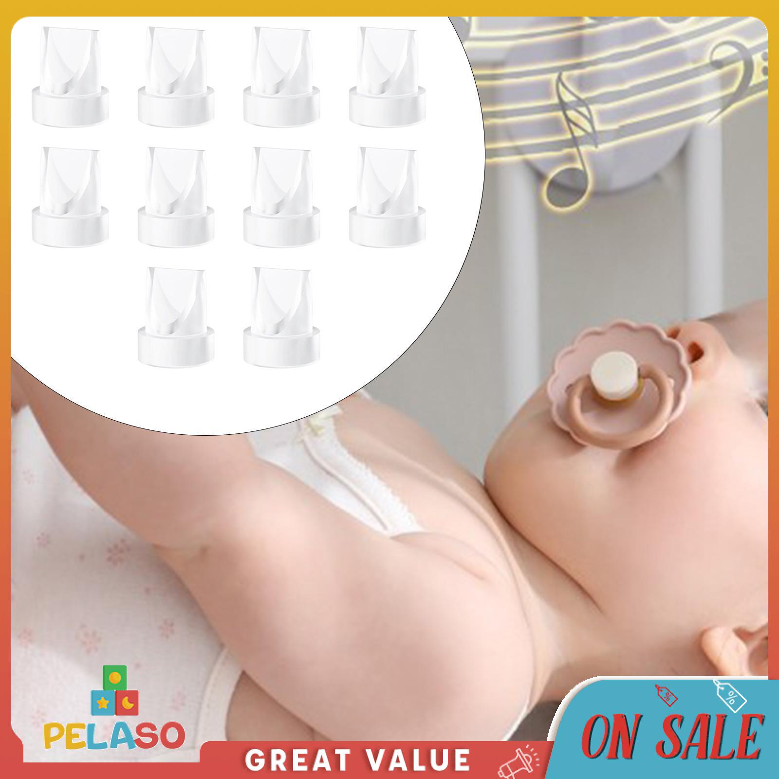 Pelaso 12 cái mỏ vịt van phụ kiện trong suốt thực tế cho ăn dễ lau chùi thay thế cho máy bơm M5 mặc điện