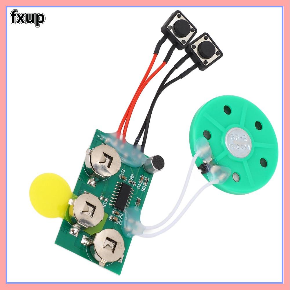 FXUP Chơi một lần Mô-đun âm thanh ghi âm Có thể tái sử dụng 120 giây Mô-đun âm thanh nhạc Bền bỉ Con chip ghi âm Thiệp chúc mừng
