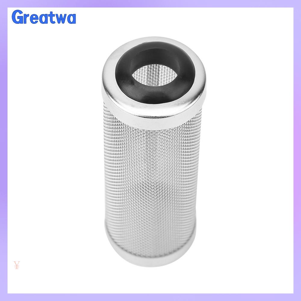 GREATWA Lưới thép không gỉ Lưới lọc bể cá Ống lọc trước  loại Bọc lưới ống lưới Vỏ bọc bộ lọc Người bảo vệ silicon Lưới lọc khí nạp Hít thở bể cá