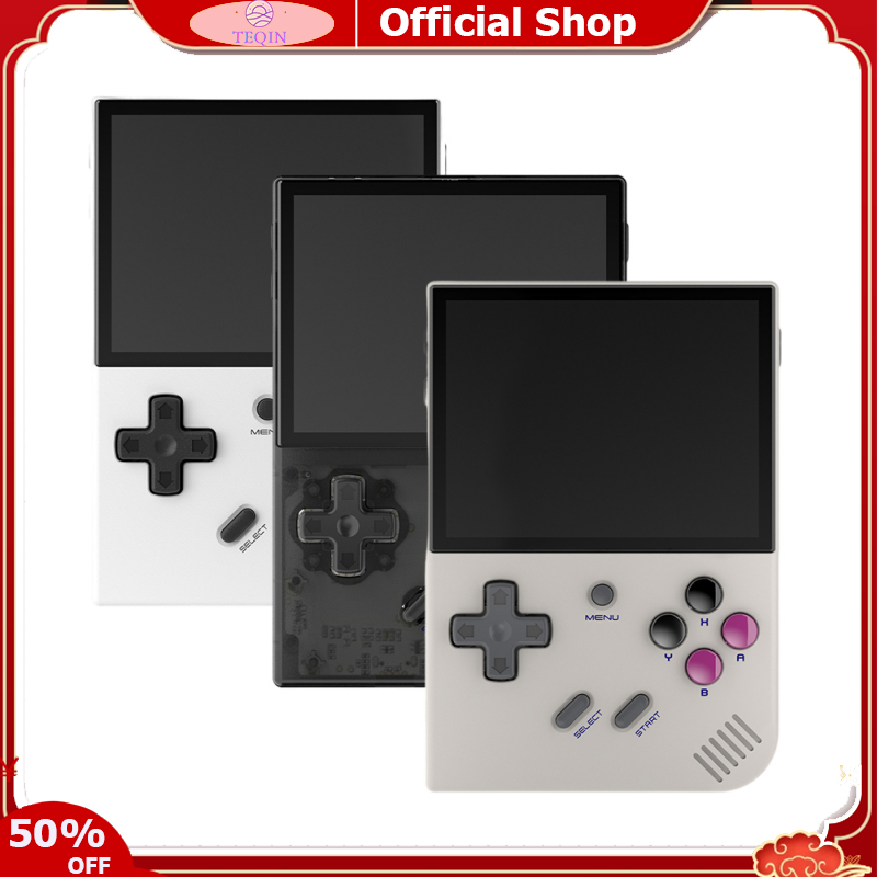 TEQIN RG35XX PLUS Retro Handheld Game Console With 3.5-Inch IPS Screen 3300mAH Rechargeable Battery Portable Handheld Game Console ราคา 5,472 บาท*ส่งฟรี