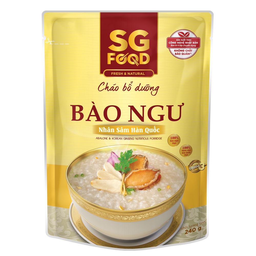 [Co.op Online] - Cháo bổ dưỡng SG Food bào ngư nhân sâm Hàn Quốc 240g