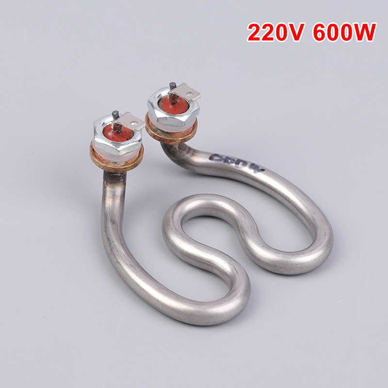 [tianjunmaoyi] 500W 600W 220V Ấm đun nước điện không gỉ yếu tố làm nóng móng ngựa nước điện ống nhiệt cho máy pha cà phê - 2