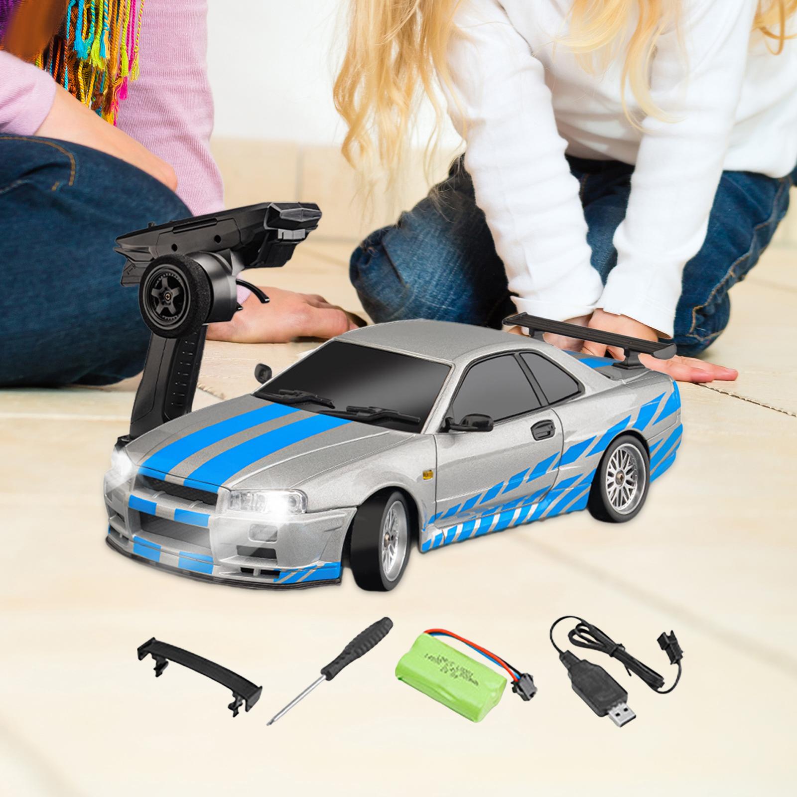 Baoblaze RC Drift Car Remote Control Car 1/18 Scale Rear Wheel Drive System Drifting Tyre Sport Race Car for Birthday Gifts Adults ราคา 3,539 บาท*ส่งฟรี