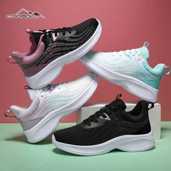 Giày Nữ Giày chạy bộ Giày thể thao bỏ qua mới, lưới đàn hồi cao, Giày Chạy Bộ Giày Chạy nhẹ đa năng thường ngày