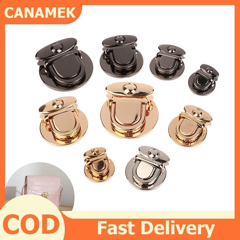 CANAMEK Đóng Cửa Snap Móc Móc Thủ Công DIY Kim Loại Khóa Túi Trường Hợp Khóa Clasp Cho Túi Xách Vai Túi Xách Tote Phụ Kiện Phần Cứng