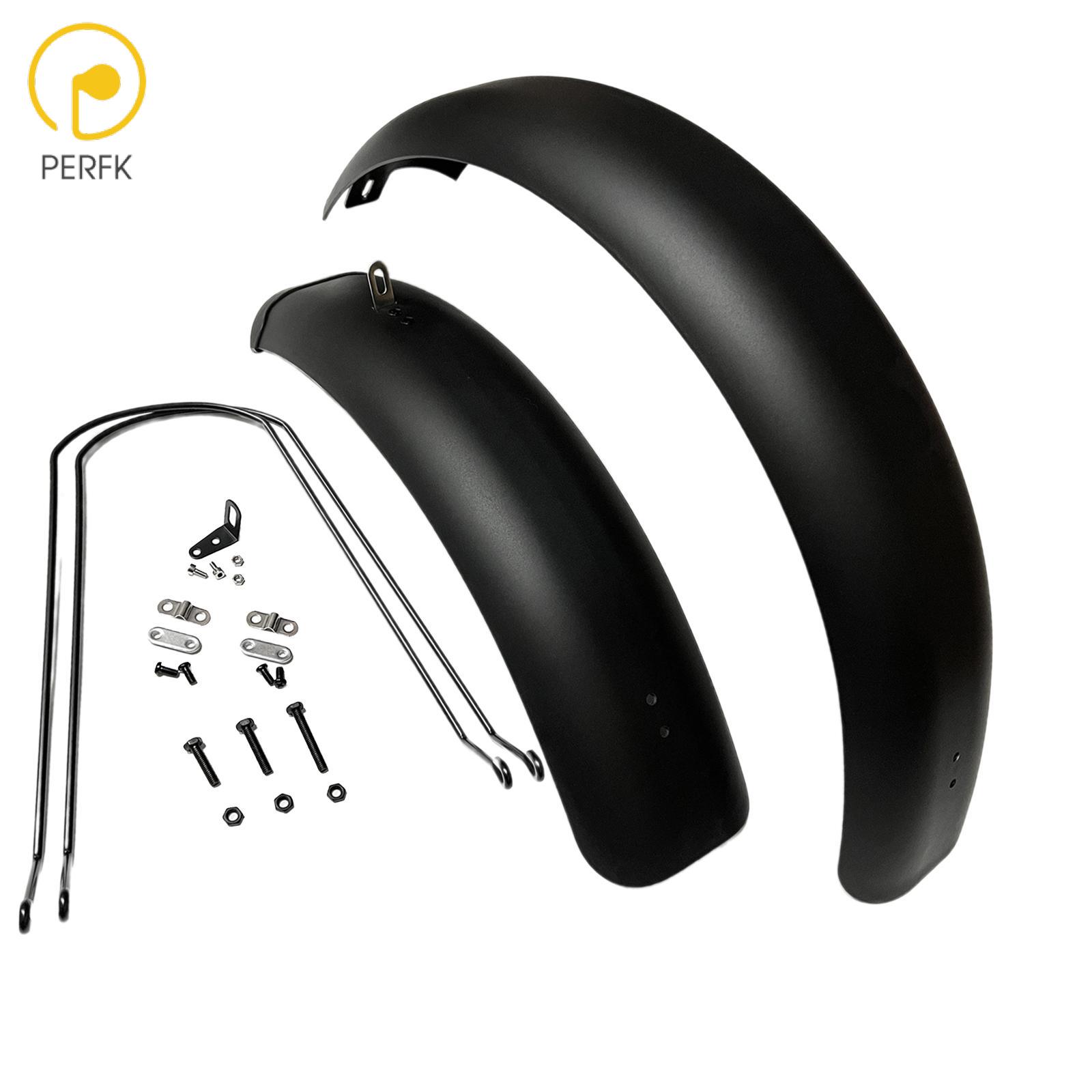 Perfk Bike Mudguard Spare Parts Replacement Practical Outdoor Quick Release Bike Fender for 20x5.0inch Mountain Bikes Road Bikes ราคา 1,048 บาท*ส่งฟรี