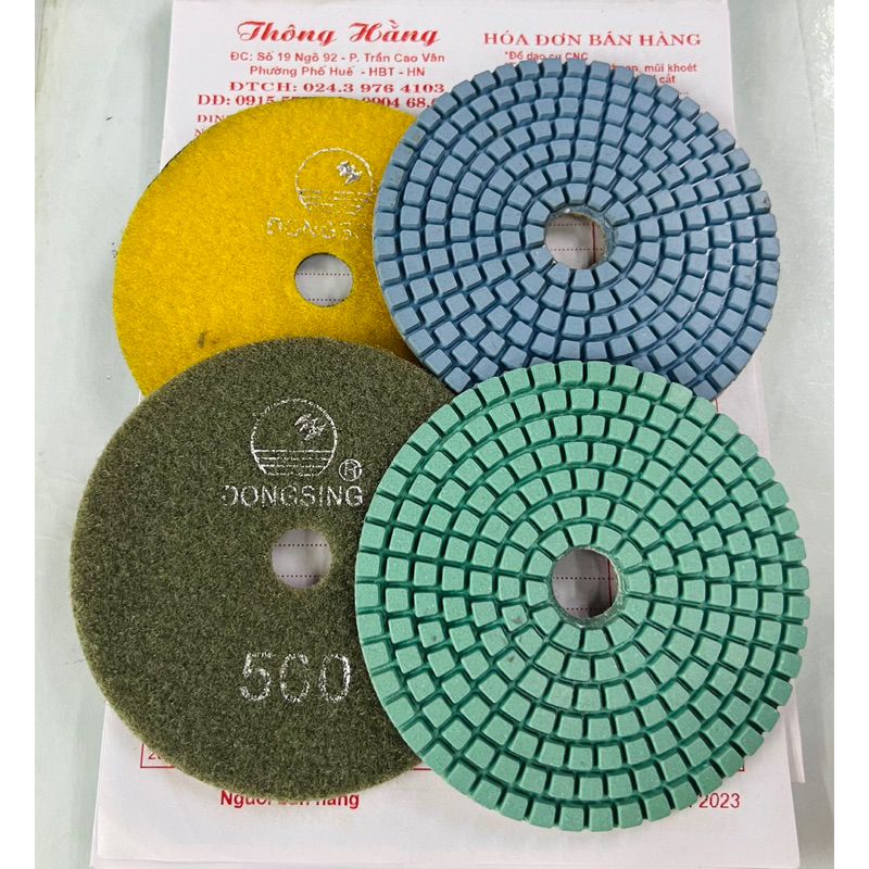 Nỉ số đánh bóng đá granit, đá tự nhiên đủ độ hạt #50-#3000, hiệu dongsing chính hãng