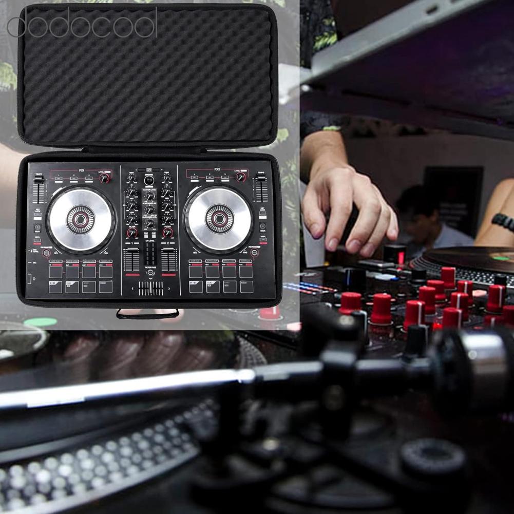 Dodocool Hộp cứng bộ điều khiển DJ Irfora Các thiết bị tương thích Giữ an toàn Dây kéo đôi đệm xốp Tay cầm tiện lợi cho DDJ FLX4 cho DDJ 400 cho DDJ SB2 cho DDJ SB3 cho DDJ RB