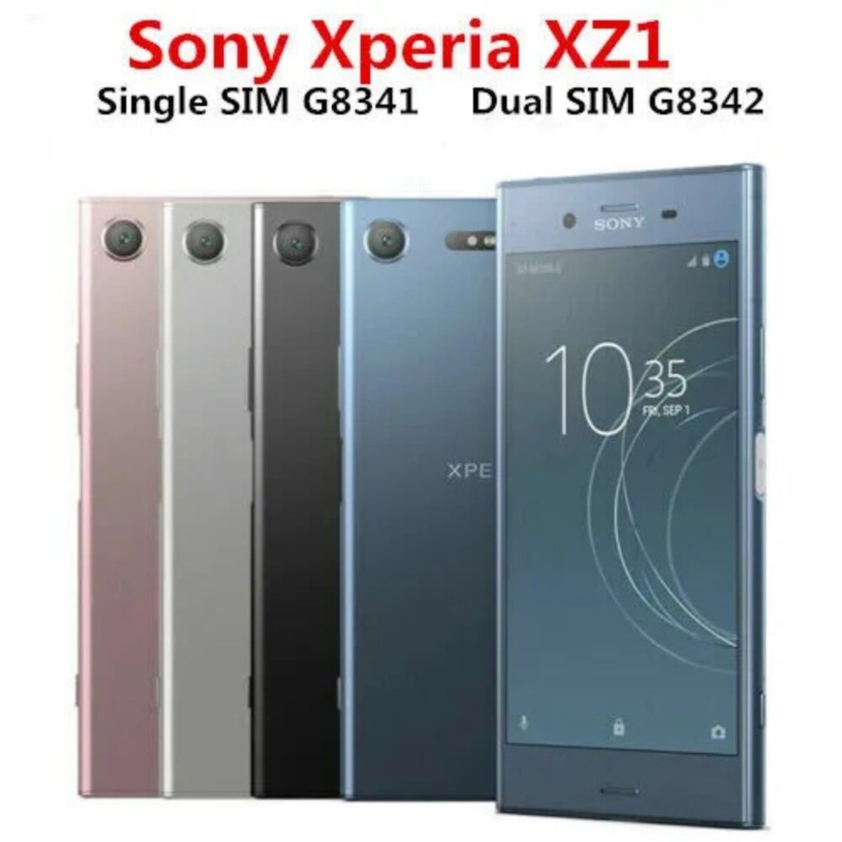Sony Xperia XZ1 G8341 G8342 Unlocked Original 4GB RAM 64GB ROM 19MP+13MP 4K Video Smartphone ราคา 3,385 บาท*ส่งฟรี
