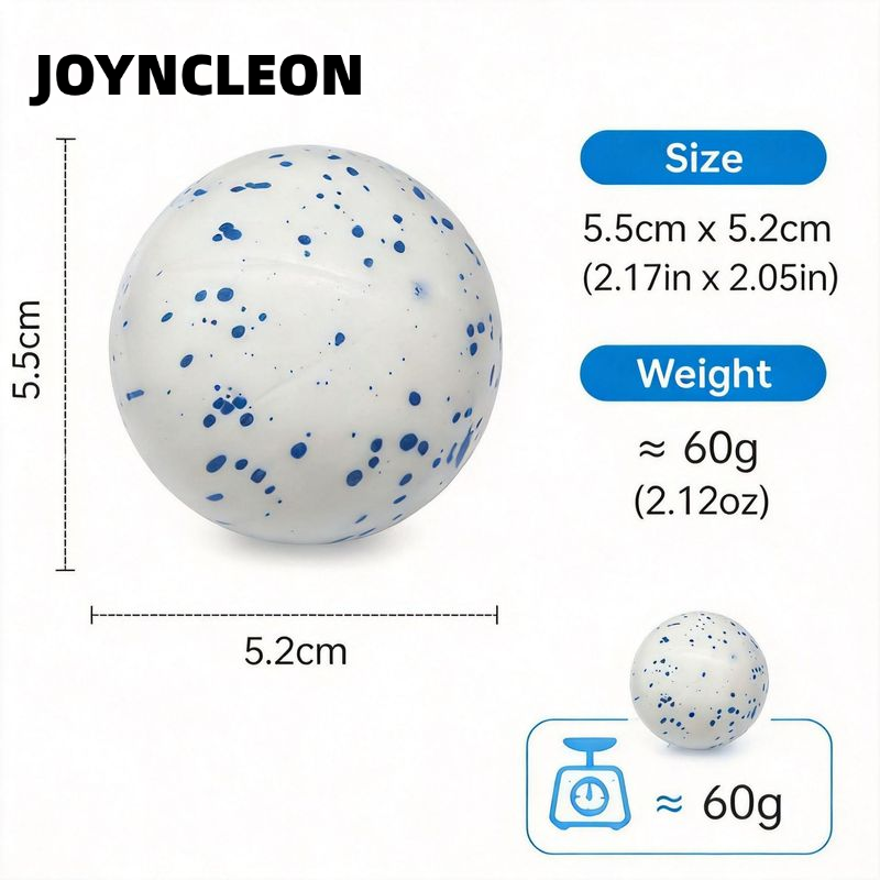 JOYNCLEON Realistic Snow Ball Stress Relief Squishy Toy for Fun and Relaxation ราคา 43 บาท*ส่งฟรี