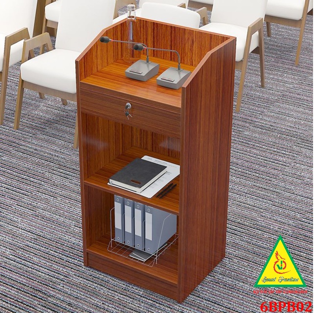 Bục phát biểu gỗ MDF 6BPB02- VĐ Smart Furrniture NỘI THẤT LẮP RÁP VIENDONGADV