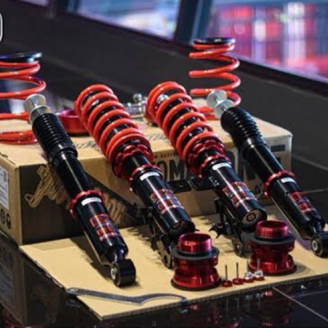 Shock Strut, Adjustable Screw Type, Genuine Silver Neo Max One, Shock Strut, Car Shock Absorber, All Models Match the Specs, Adjustable Hard and Soft in 30 Levels, Monotub System. ราคา 21,989 บาท*ส่งฟรี