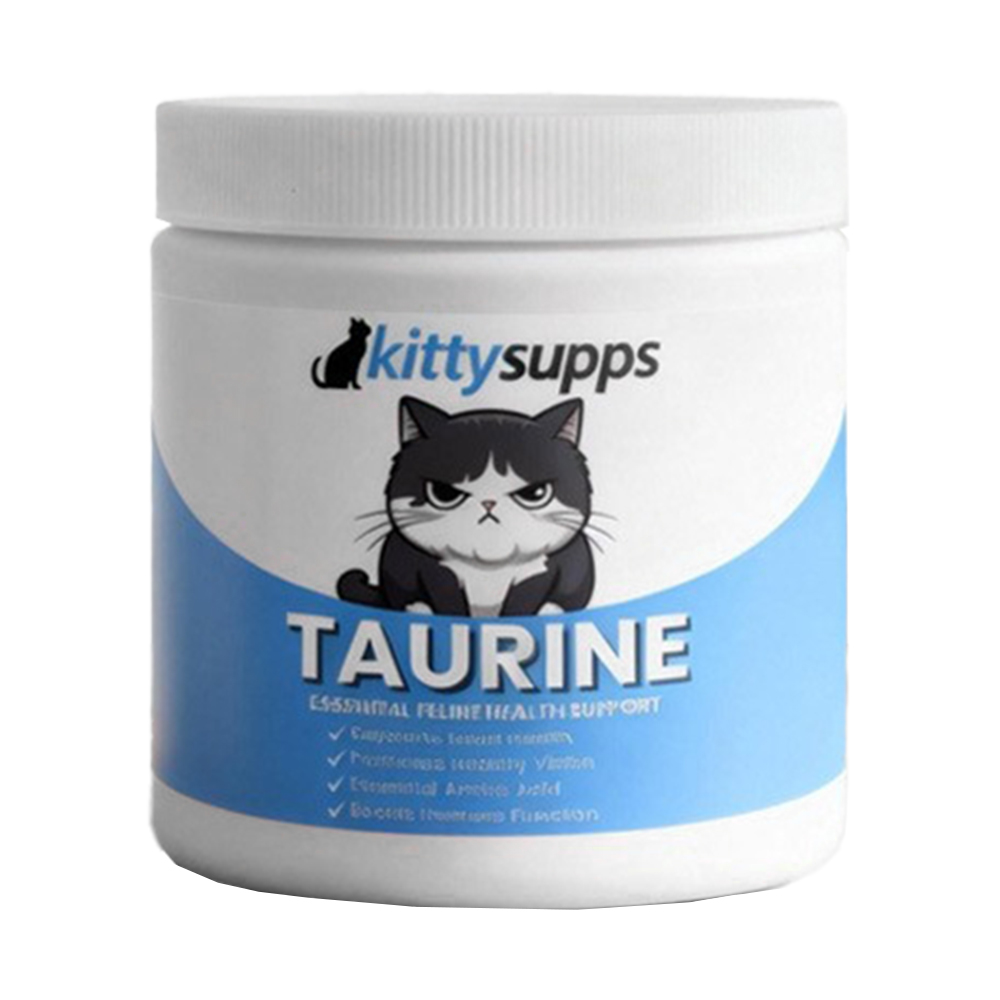 Kitty Supps Taurine Cần thiết Hỗ trợ sức khỏe mèo Bột Taurine cho mèo Tăng năng lượng và sức sống