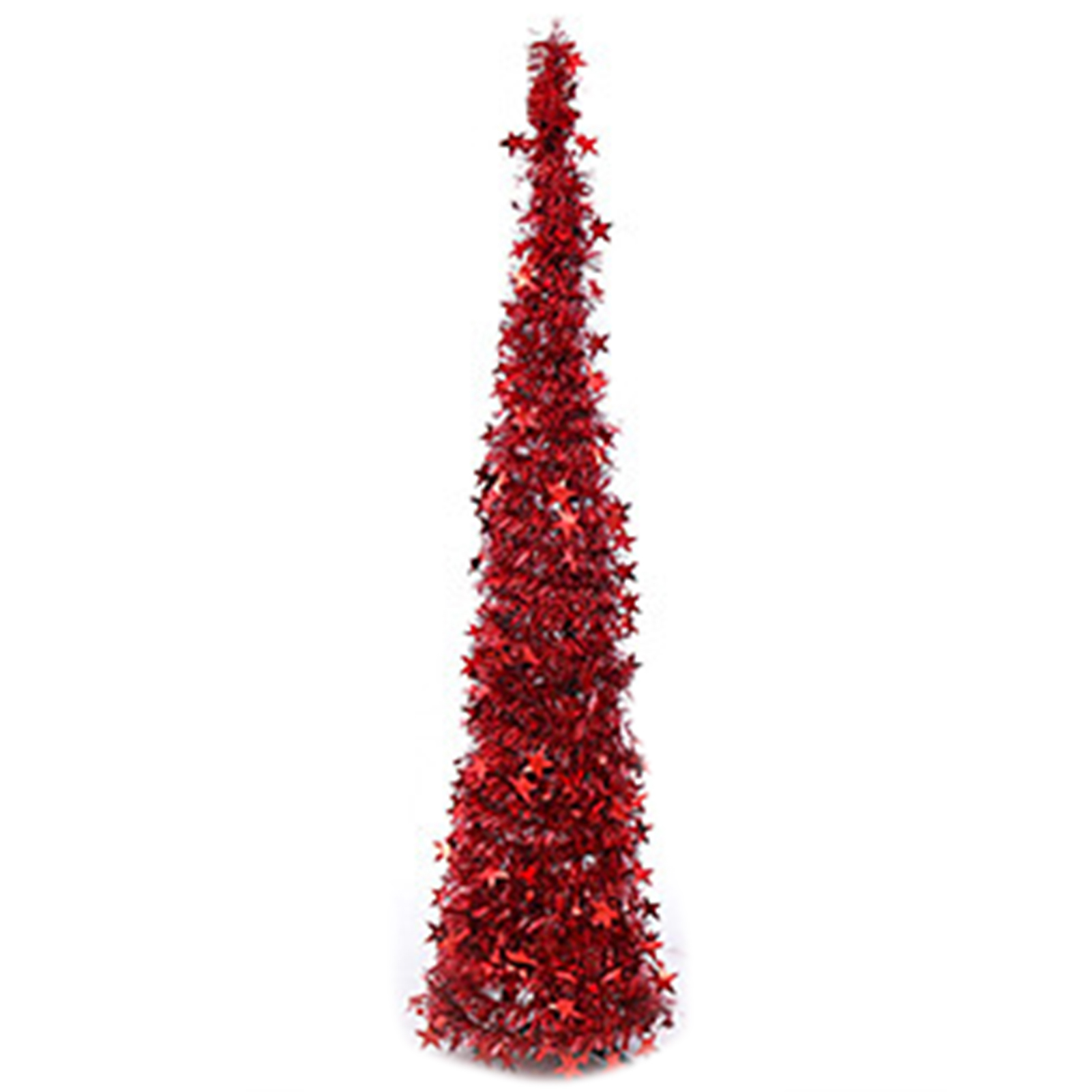 Emh®Dễ Dàng Để Cài Đặt Cây Giáng Sinh Tái Sử Dụng Cây Giáng Sinh Lấp Lánh 5ft Giáng Sinh Cây Bút Chì Có Thể Gập Lại Thực Tế đồ trang trí cho ngày nghỉ lễ Cho Trong Nhà/Ngoài Trời Thiết Kế bông tuyết lấp lánh Hoàn Hảo Xmas Quà Tặng
