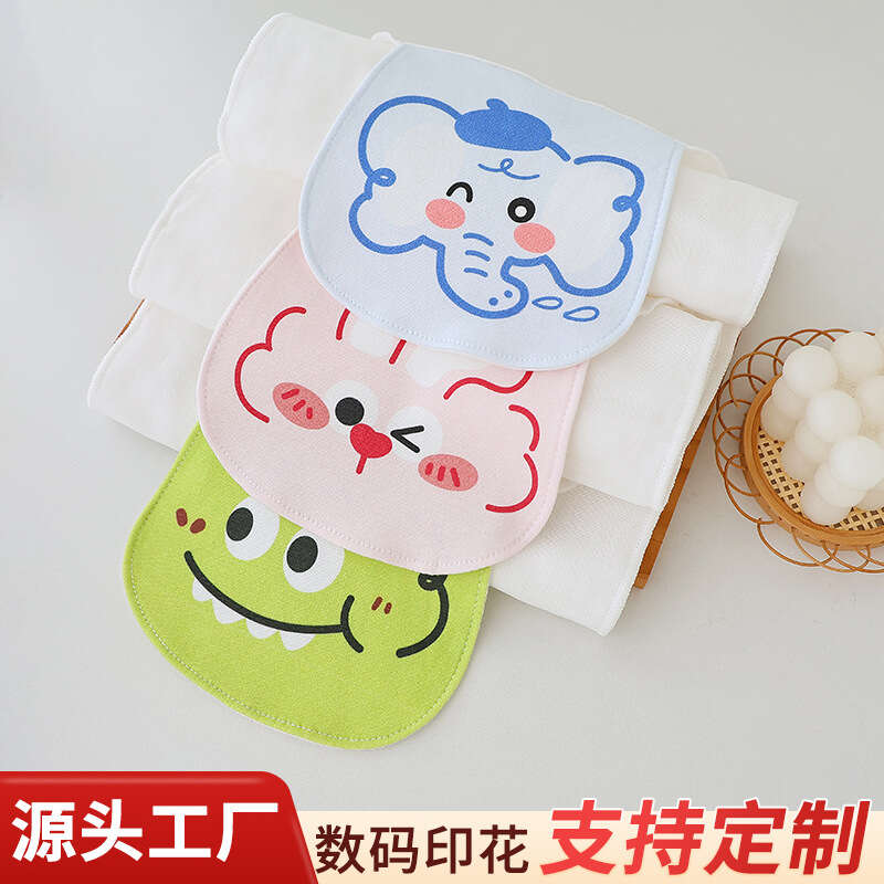 Khăn em, lớn nguyên chất cho trẻ mẫu giáo, bằng cotton loại A, miếng đệm thoáng khí, khăn tắm thấm mồ hôi