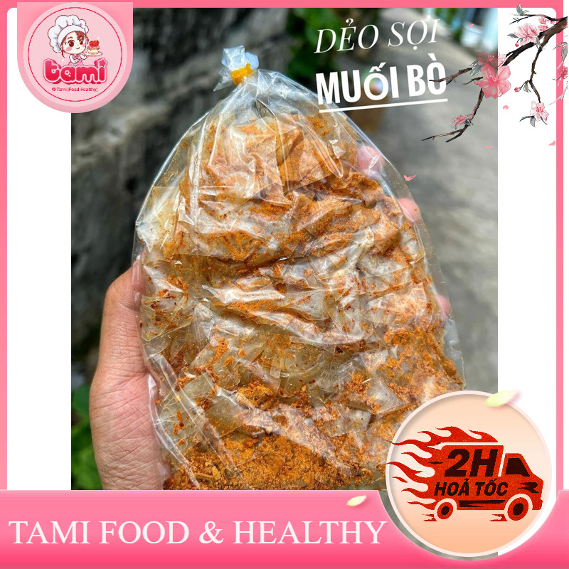   LOẠI NGON TÂY NINH  Bánh tráng dẻo sợi muối khô bò cay Tamii30 