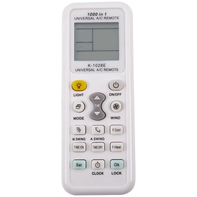 Universal Wireless K-1028E 1000 In 1 Ac Digital Lcd Remote Control For Air Conditioner