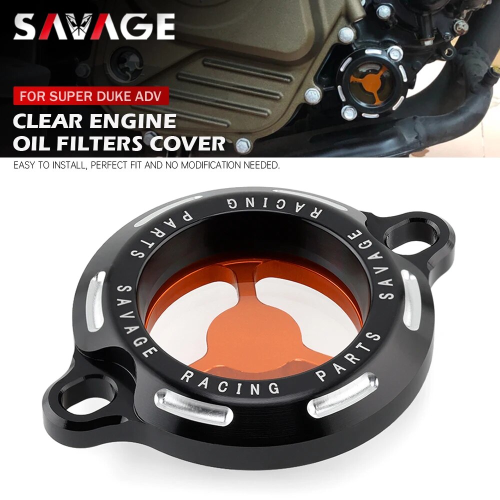 🔥Dầu động cơ nắp kính lọc cho 1190 phiêu lưu ADV RC8 1290 siêu Công Tước r GT 1050 phụ kiện xe máy rõ ràng vỏ bọc chống thấm nước