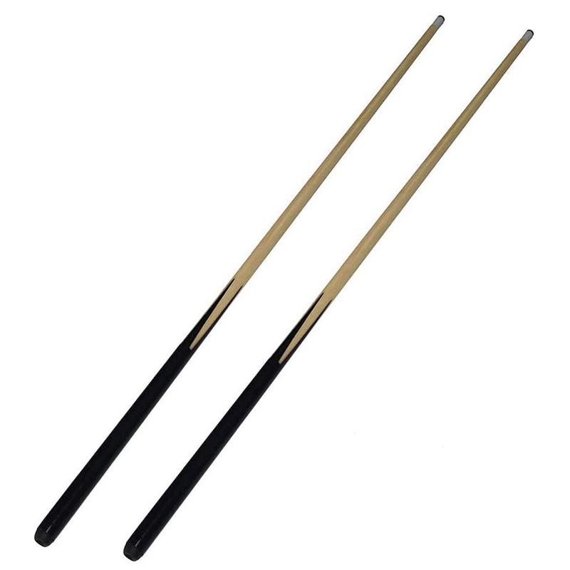【Latest model】2X Wooden Pool Cues Billiard Pool Cues Sticks Entertainment Snooker Accessories Billiard Tools 145cm ราคา 974 บาท*ส่งฟรี