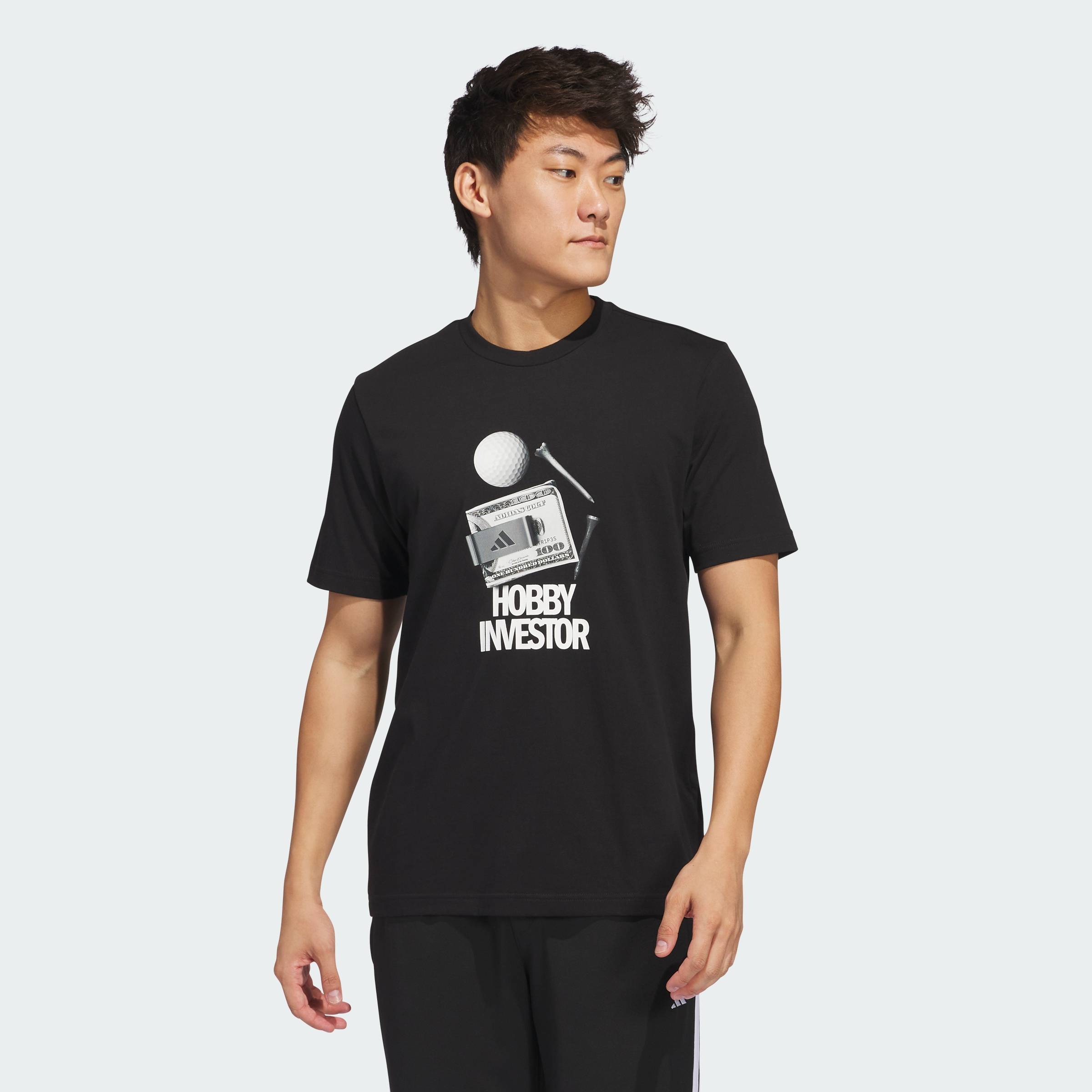 [0H-2H 24.4-MUA 3 GIẢM 30%+VOUCHER 10%] adidas Đánh gôn Áo Thun Graphic Golf Culture Nam Đen JJ4198