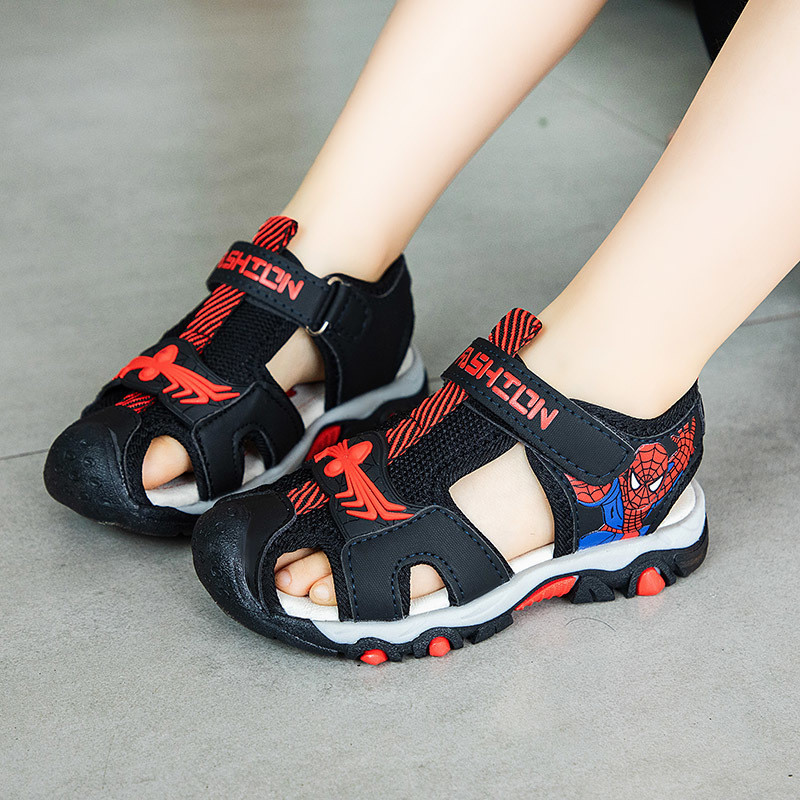Dép Rọ Bé Trai Sandal bít mũi kiểu người nhện