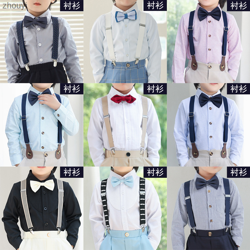 Autumn Children's Shirt Baby Boys Korean Edition Children's White Long sleeved Cotton Shirt Handsome Underwear Children's Spring Plush zhouyi ราคา  466 บาท*ส่งฟรี