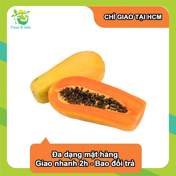 [Chỉ Giao HCM] Đu Đủ Vàng - trái 1.5kg