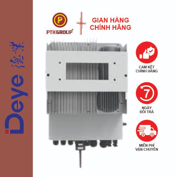 PTH GROUP Máy biến đổi tĩnh điện Inverter Deye 6Kw 1 pha | Inverter Hòa Lưới