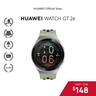 HUAWEI Watch GT 2e Smartwatch | 46mm | 1.39 inch Amoled Touchscreen | 2 Weeks Battery Life | Auto Detect 6 Workout Modes