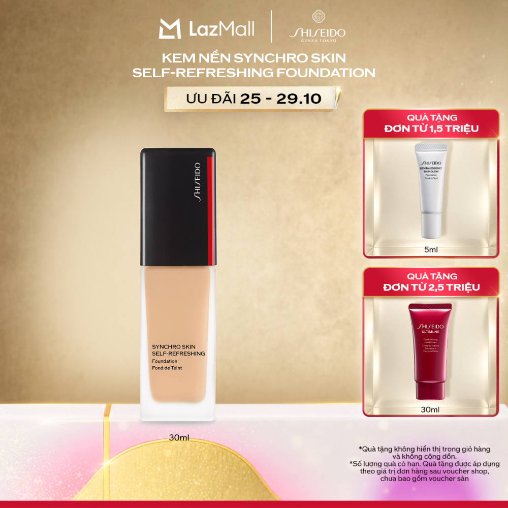 Kem nền Shiseido Synchro Skin Self-Refreshing Foundation 30ml