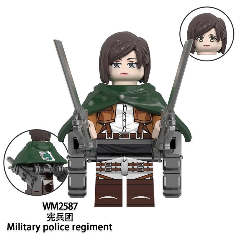 SY WM6166 Compatible With Lego Attack On Titan Investigation Corps Gendarmerie Training Corps Buildi