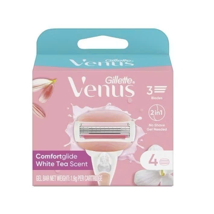  Bộ 4 lưỡi dao cạo nữ Gillette Venus White Tea Scent 