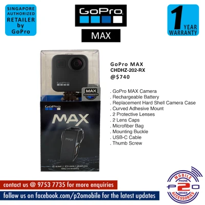 GoPro MAX Action Camera, CHDHZ-201-RW