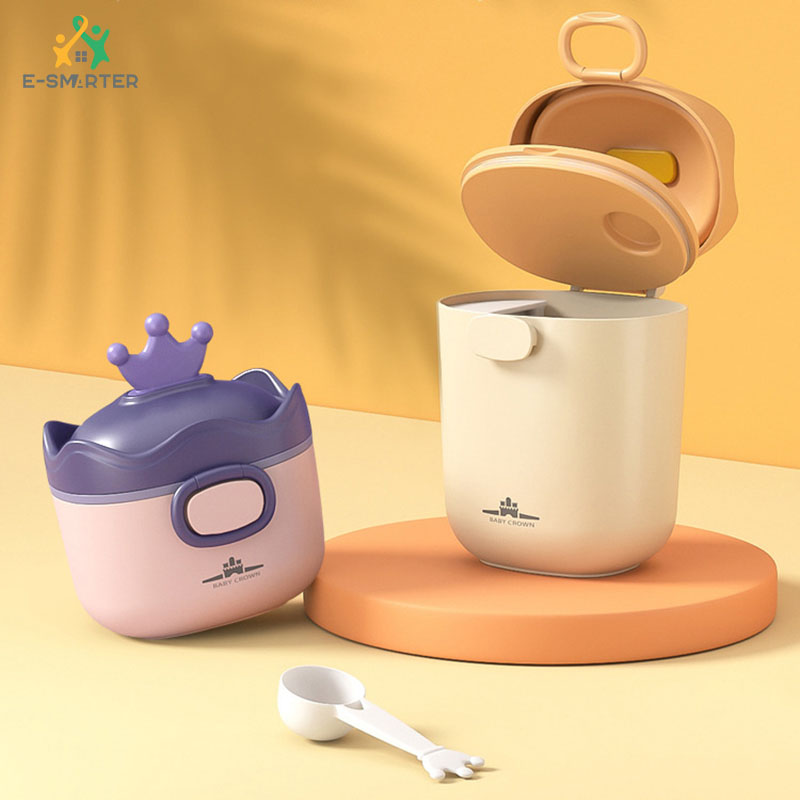 Hộp Sữa Bột Hình Vương Miện INSOUND Cho Bé Hộp Đựng Sữa Bột Dung Tích Lớn