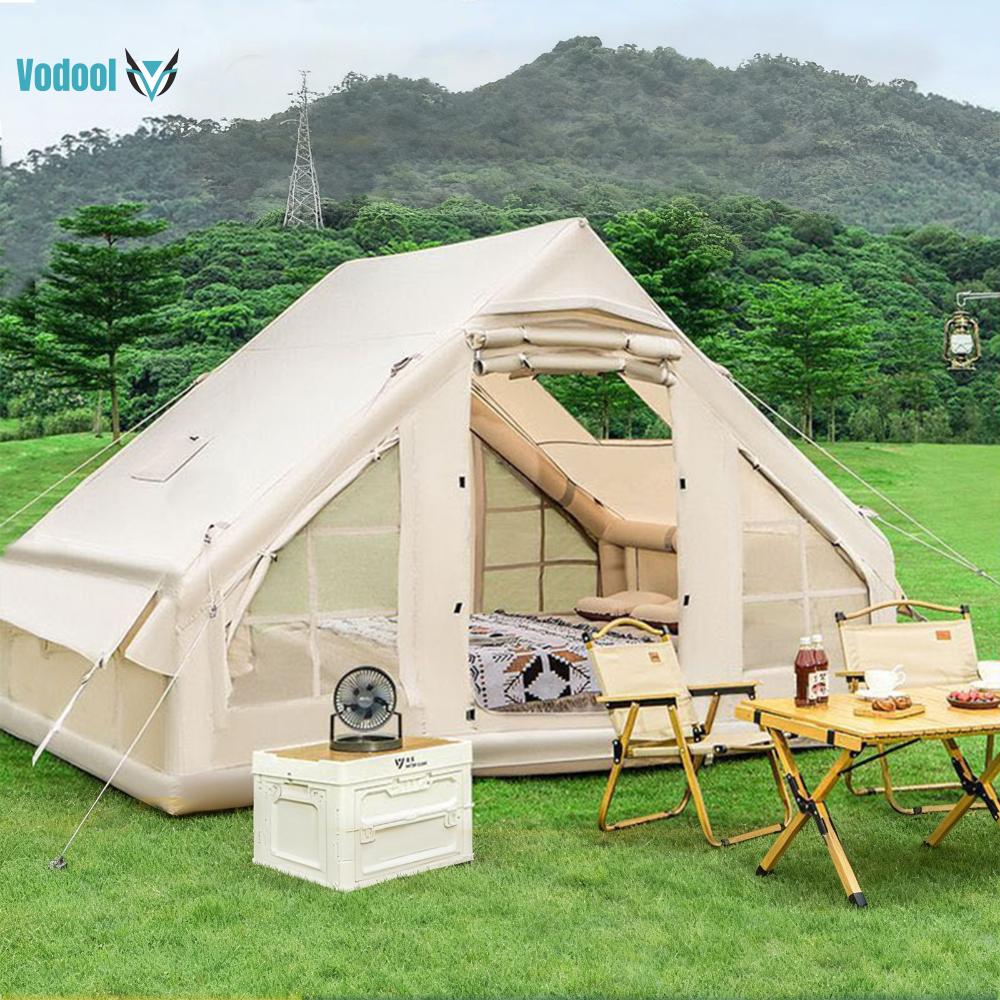 6.3 Square Meters Automatic Inflatable Tent W/Hand Pump Portable 4 Season Air Tent Oxford Cloth Camping Tent for Family Outdoor Travel [Vodool Official Center] ราคา 7,999 บาท*ส่งฟรี